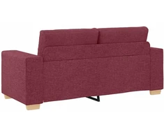 Dvivietė sofa, vyno raudonumo, 180x77x82 cm, audinys