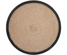 Džiuto paveikslai 6 pcs Natūrali ir juoda Ø 30 cm