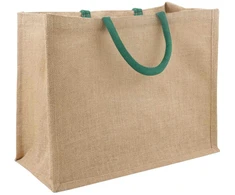 Džiuto piniginės 10 pcs Natūrali ir žalia 42 x 33 x 19 cm