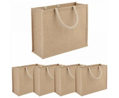 Džiuto piniginės 5 pcs Natūrali 42 x 33 x 19 cm