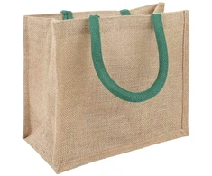 Džiuto piniginės 5 pcs Natūrali ir žalia 26 x 22 x 14 cm