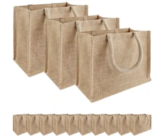 Džiuto piniginės 50 pcs Natūrali 26 x 22 x 14 cm