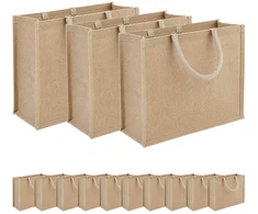 Džiuto piniginės 50 pcs Natūrali 42 x 33 x 19 cm