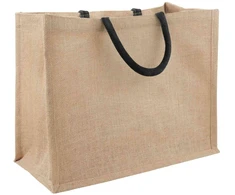 Džiuto piniginės 50 pcs Natūrali ir juoda 42 x 33 x 19 cm