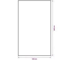 Džiuto staltiesė Natūrali 140 x 240 cm 100% Tossa Džiutas