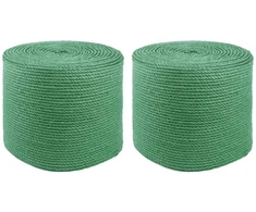 Džiuto virvė 2 pcs Žalia 100% Tossa jutas