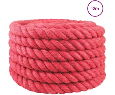 Džiuto virvė Raudona 100% Tossa jutas