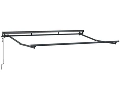 Elektrinė ištraukiama pavėsinė Antracito ir baltos 3 x 2 m