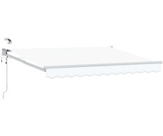 Elektrinė ištraukiama pavėsinė Baltas 3 x 2 m