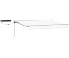 Elektrinė ištraukiama pavėsinė Baltas 3 x 2 m