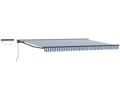 Elektrinė ištraukiama pavėsinė Mėlyna, Balta, Antracito 4 x 2 m