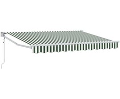 Pavėsinė Žalia ir balta 2,5 x 2 m Poliesteris ir Metalas