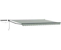 Elektrinė ištraukiama pavėsinė Žalia, Balta, Antracito 4 x 2 m