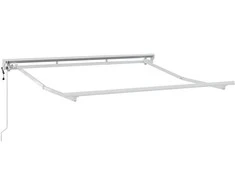 Markizės rėmas Reguliuojamas Baltas 2,5 x 2 m Plienas
