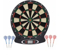 Elektrinė smiginio lenta su strėlytėmis, juoda, polipropilenas
