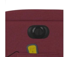 Fotelis Elektrinis atlošiamas masažinis krėslas, vyno, audinys