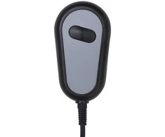 Elektrinis masažinis krėslas, taupe spalvos, audinys