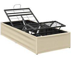 Elektrinis reguliuojamas lovos rėmas Kreminė 200 x 90 x 33,5 cm