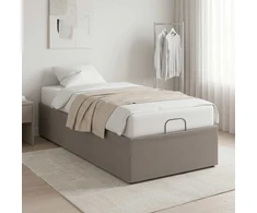 Elektrinis reguliuojamas lovos rėmas Taupe 200 x 100 x 33,5 cm