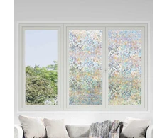 Elektrostatinė langų plėvelė Skaidrus 90 x 2000 cm PVC