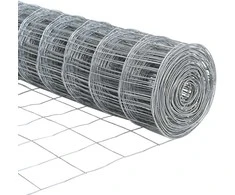 Lauko Euro tvora su smeigėmis 10 x 1,2 m Sidabrinė Tinklelis