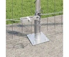 Lauko Euro tvoros su betono pagrindu 10 x 1,2 m Sidabrinė