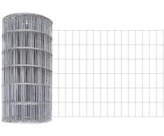Lauko Euro tvoros gruntinis tvirtinimas 10 x 0,8 m Sidabrinė