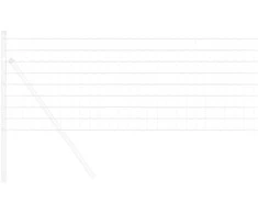 Euro tvora 0,6 x 10 m PVC padengta geležis