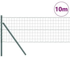Tvora su stulpais Žalia 0,8 x 10 m Plienas