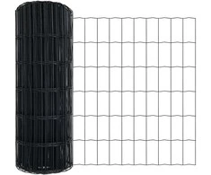 Euro tvora Pilka 0,8 x 25 m PVC padengta geležis
