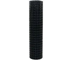 Euro tvora Pilka 1,2 x 25 m PVC padengta geležis