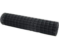 Euro tvora Pilka 1 x 25 m PVC padengta geležis