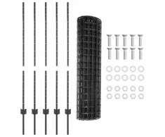 Lauko Euro tvoros su stulpu 10 x 1,2 m PVC dengtas plienas