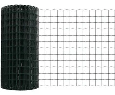 Tvora su stulpais Žalia 0,6 x 50 m Plienas ir PVC