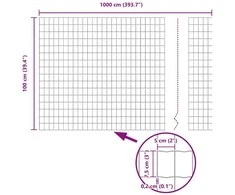 Euro tvora 1 x 10 m PVC padengta geležis Žalia
