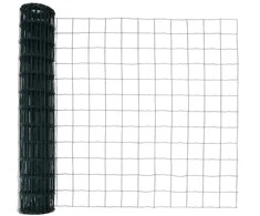 Euro tvora su smeigėmis 10 x 1,2 m PVC dengtas plienas Žalia
