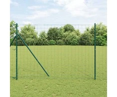 Tvora su stulpais Žalia 1,5 x 10 m Plienas