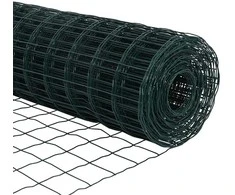 Eurų tvora su betono baze 25 x 1,2 m PVC dengtas plienas Žalia