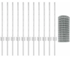 Euro tvoros su stulpu 25 x 0,6 m Galvanizuotas plienas
