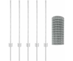 Euro tvoros su stulpu 10 x 0,8 m Galvanizuotas plienas
