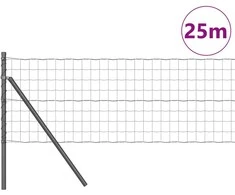 Euro tvoros žemės tvirtinimas 25 x 0,4 m PVC dengtas plienas