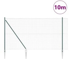Lauko Euro tvora su smeigėmis 10 x 1,6 m PVC dengtas plienas