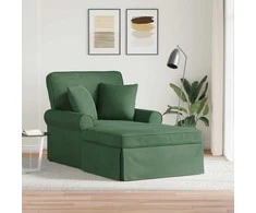 Sofa Faina su sijonu 3 pcs Džiunglių žalia Kordūrinis audinys