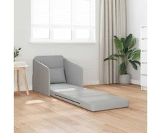 Sofa lova Debesų pilka 65 x 80 x 83 cm audinys