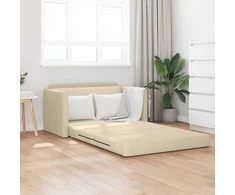 Sofa lova 110cm Kreminė audinys