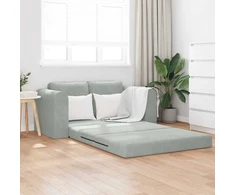 Sofa lova Šviesiai pilka 148 x 71 x 83 cm Aksomas
