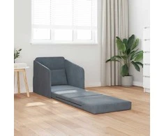 Sofa lova Tamsiai pilka 65 x 80 x 83 cm Aksomas