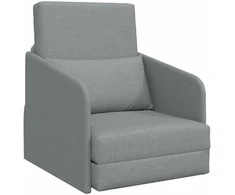 Sofa lova Šviesiai pilka 65 x 80 x 83 cm audinys