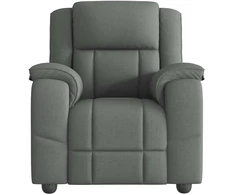 Fotelis Atlošiamas krėslas, tamsiai pilkas, audinys