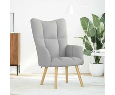 Fotelis Atpalaiduojanti kėdė Cloud Pilkas Fabric